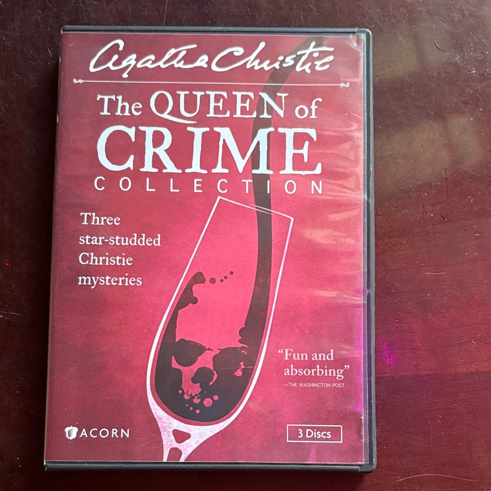 Acorn Agatha Christie Crime Collection DVD Set - Red Cover